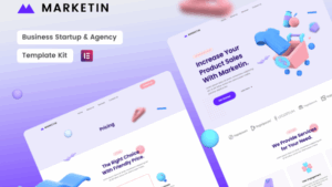 Marketin - Business Startup & Agency Elementor Template Kit