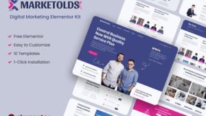 Marketolds - Digital Marketing Elementor Template Kit