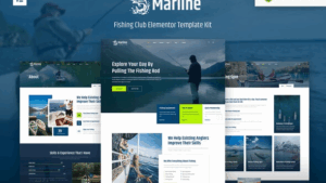 Marline – Fishing & Hunting Club Elementor Template Kit