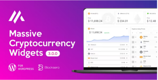 Massive Cryptocurrency Widgets  Crypto Plugin v3.2.9