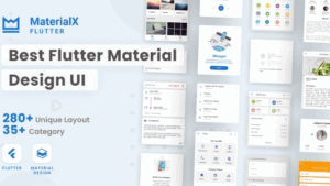 MaterialX Flutter v2.3 Flutter Material Design UI Components