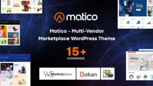 Matico (v1.3.7) Multi Vendor Marketplace WordPress Theme