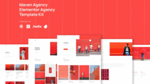 Maven - Business Agency Elementor Template Kit