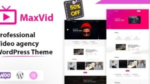 MaxVid v3.0 Video Agency WordPress Theme