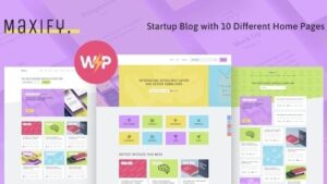 Maxify (v1.0.15) Startup & Business News WordPress Blog Theme