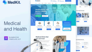 MedKit - Health & Medical Elementor Template Kit