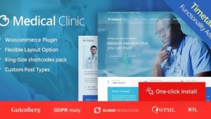Medical Clinic (v1.4.2) Health & Doctor Medical WordPress Theme