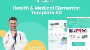 Medicate - Health & Medical Elementor Template Kit