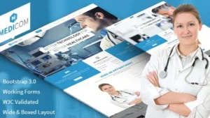 Medicom (v2.1) Medical & Health Template