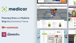 Medicor (v1.7.8) Medical Clinic & Pharmacy WooCommerce WordPress Theme