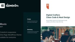Meelo v1.5.0 Corporate One Page WordPress Theme