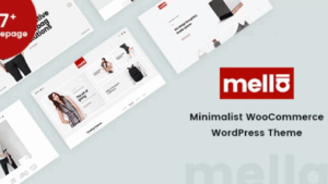 Mella v1.2.29 Minimalist Ajax WooCommerce WordPress Theme #