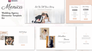 Menica - Wedding Elementor Template Kit