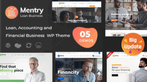 Mentry v2.7 Loan and Financial WordPress Theme