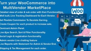 Mercado Pro (v1.6.0) Turn your WooCommerce into Multi Vendor Marketplace [Activated]