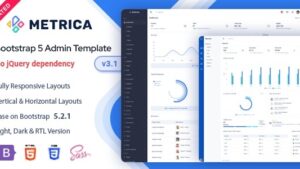 Metrica (v3.1.0) Bootstrap 5 Admin & Dashboard Template