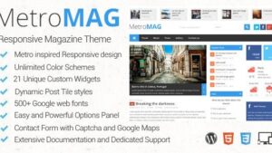 Metro Magazine Responsive WordPress Theme v3.1
