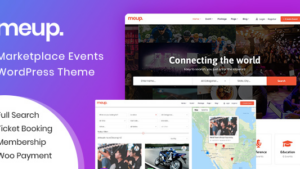 Meup (v1.9.9) Marketplace Events WordPress Theme [Activated]