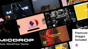 Micdrop (v1.3) Music WordPress Theme