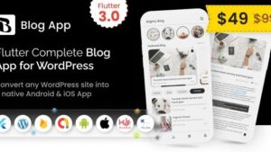 Fixed* MightyBlogger v5.0.0 Flutter multi-purpose blogger app with wordpress
