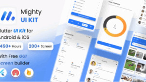 MightyUIKit Flutter 2.0 UI Kit with Screen Builder v3.13.0
