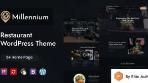 Millennium (v1.2) Restaurant WordPress Theme