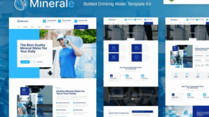 Minerale – Bottled Drinking Water Elementor Template Kit
