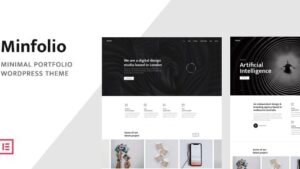 Minfolio (v2.1.0) Minimal Portfolio WordPress Theme