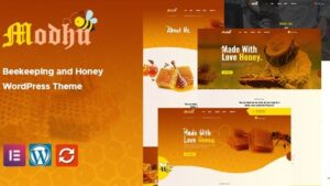 Modhu (v1.0.3) Beekeeping and Honey WordPress Theme