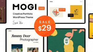 Mogi v1.2.3 A Creative Portfolio / Agency WordPress Theme