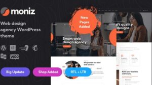 Moniz v1.2 Web Design Agency WordPress Theme