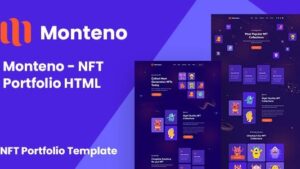 Monteno v1.0.3 NFT Portfolio HTML Template