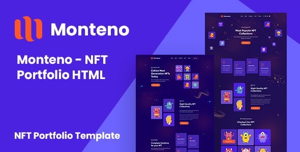 Monteno v1.0.3 NFT Portfolio HTML Template