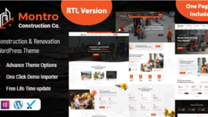 Montro (v4.2.6) Construction WordPress Theme