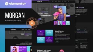 Morgan - Creative Agency & Portfolio Elementor Template Kit