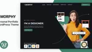 Morphy v1.0 Personal Portfolio WordPress Theme
