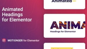 Motionger v2.0.4 Animated Heading for Elementor