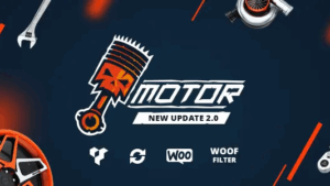 Motor v3.1.0 Cars, Parts, Service, Equipments and Accessories WooCommerce Store