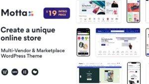 Motta (v1.5.2) Multi-Vendor and Marketplace WordPress Theme