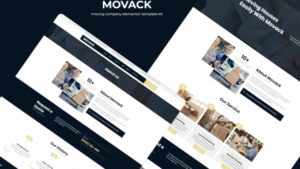 Movack - Moving Company Elementor Template Kit