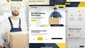 Movera - Moving Company Elementor Template Kit