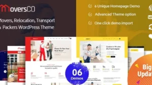 MoversCO (v4.7) Movers & Packers WordPress Theme