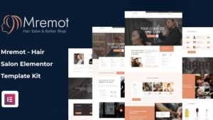 Mremot - Hair Salon Elementor Template Kit