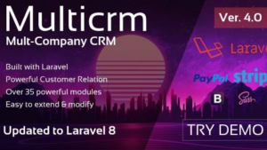 Multicrm v4.0 Multipurpose Laravel CRM