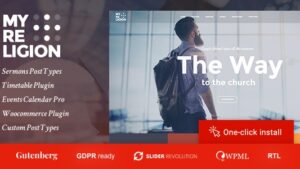 My Religion (v1.4.8) Church & Charity WordPress Theme