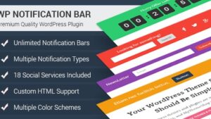 MyThemeShop WP Notification Bar Pro v1.2.1 WordPress Plugin