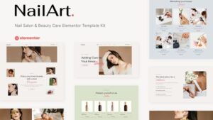 Nailart - Nail Salon & Beauty Care Elementor Template Kit