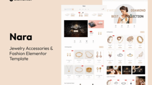 Nara - Jewelry Accessories Store Template Kit