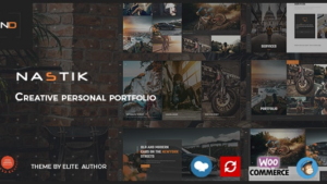 Nastik (v5.4.5) Creative Portfolio WordPress Theme [Activated]