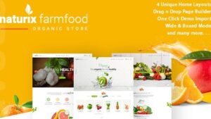 Naturix v2.5.2 Organic Store Woocommerce Theme with Drag n Drop Page Builder